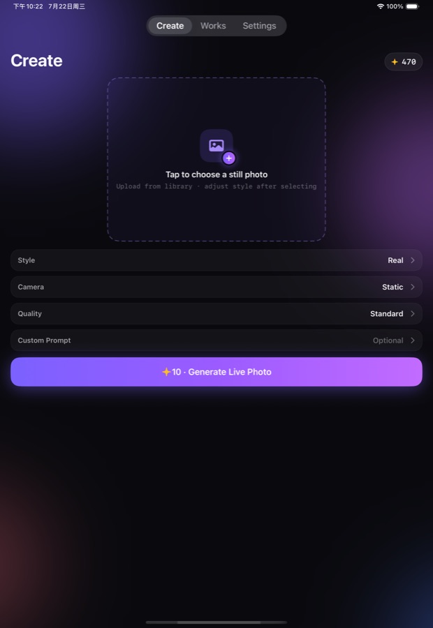 Live.AI iPad 创作台：批量把照片转成 Live Photo